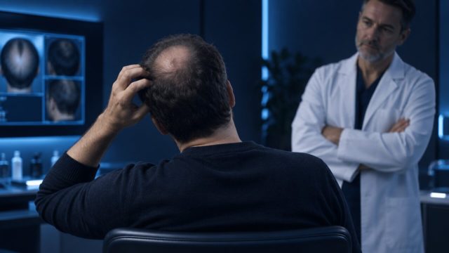 Scalp Scratching, Hair Loss, and Transplant Preparation