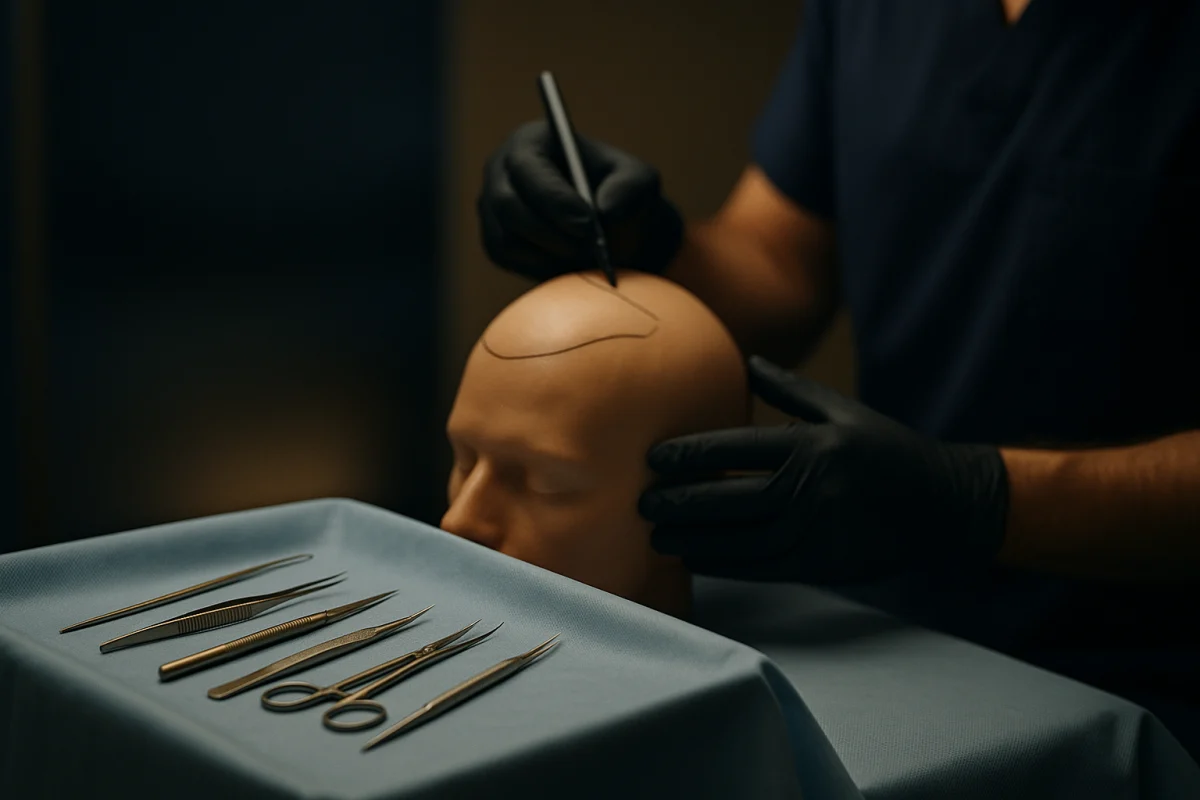 Hair transplant planning and graft placement