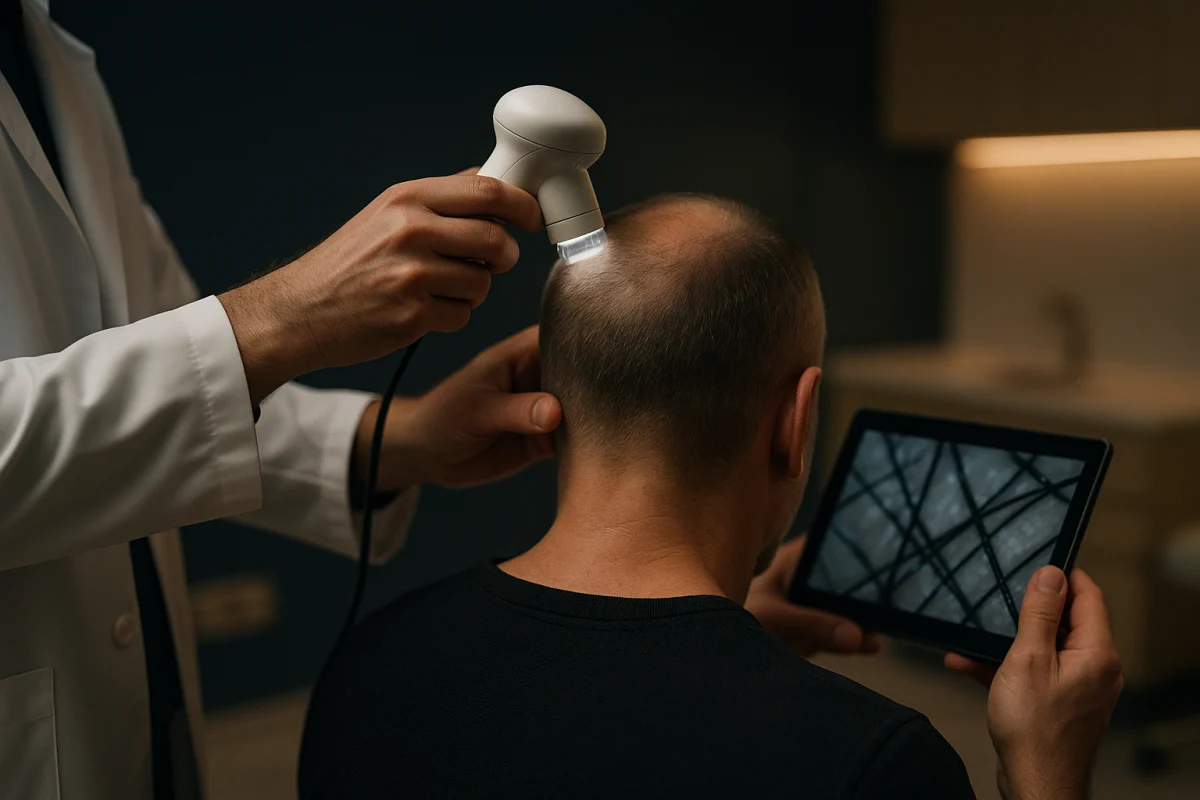 Clinical scalp and donor assessment