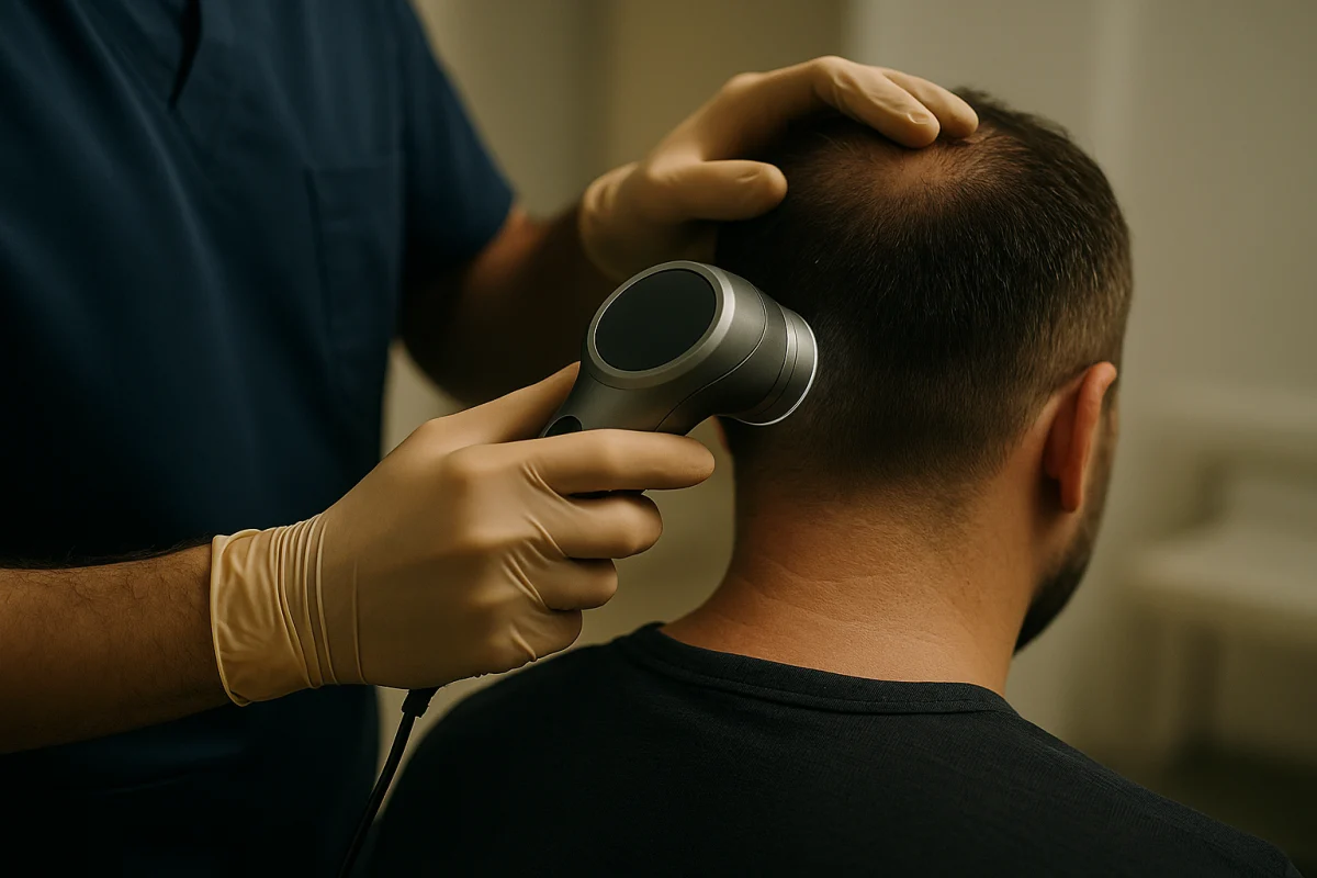 Trichoscopic assessment of donor hair