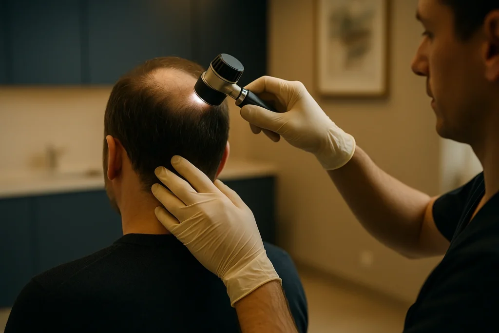 Ketoconazole Shampoo and Hair Transplant Preparation