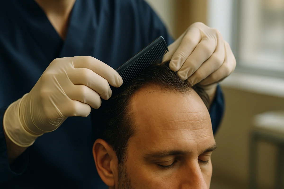 Clinical assessment of frontal hairline density