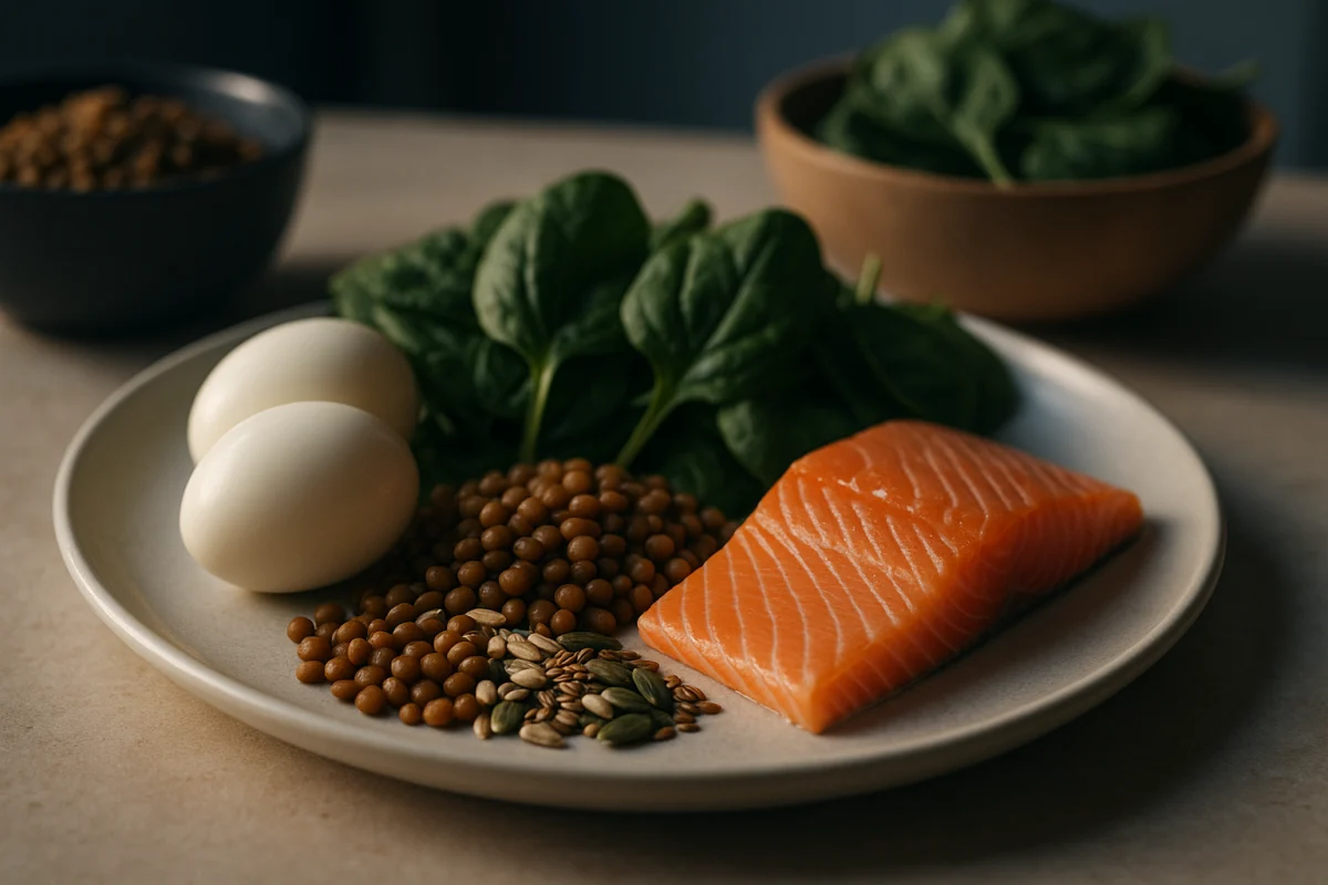 Balanced foods that support healthy hair