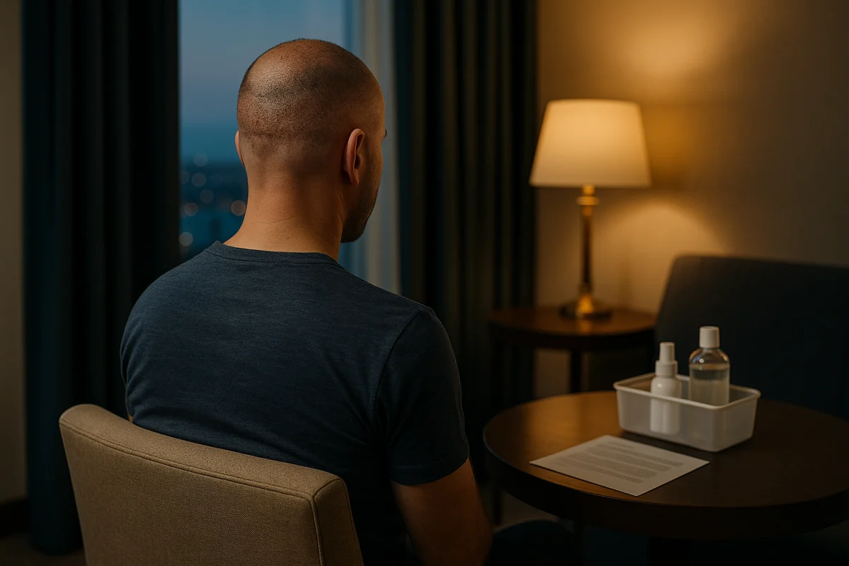 Hair transplant recovery planning during an Istanbul stay