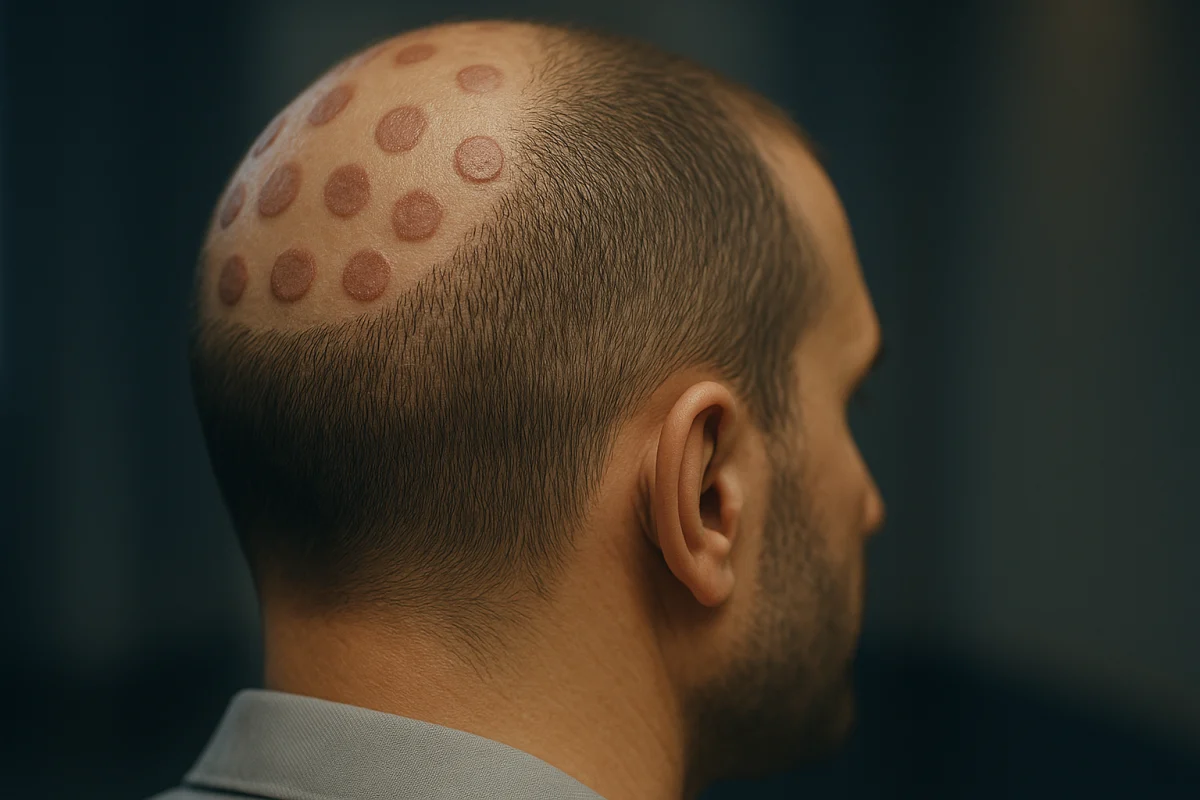 Comparison of older plugs and follicular grafts