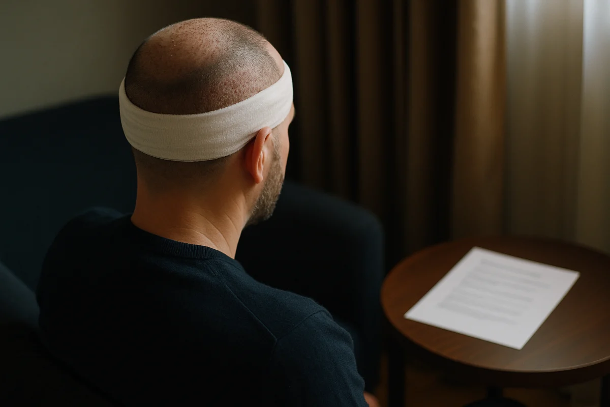Early FUE recovery and scalp aftercare