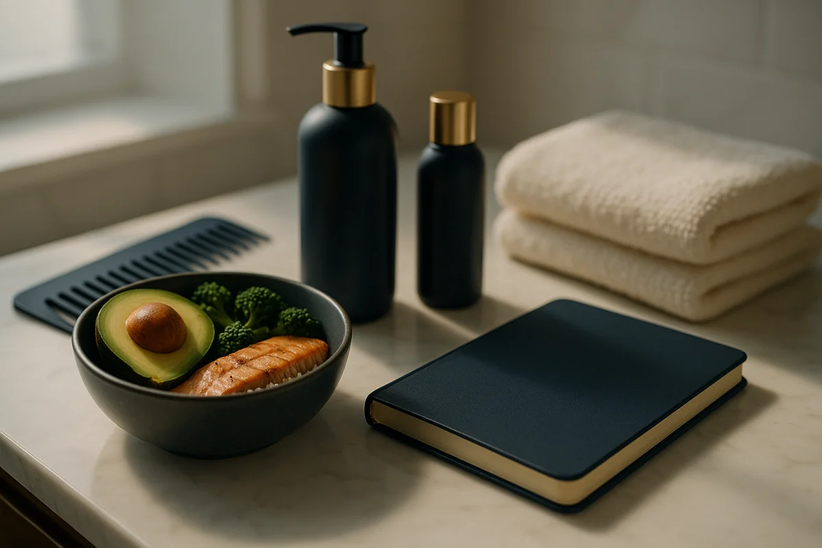 Gentle hair care and balanced nutrition