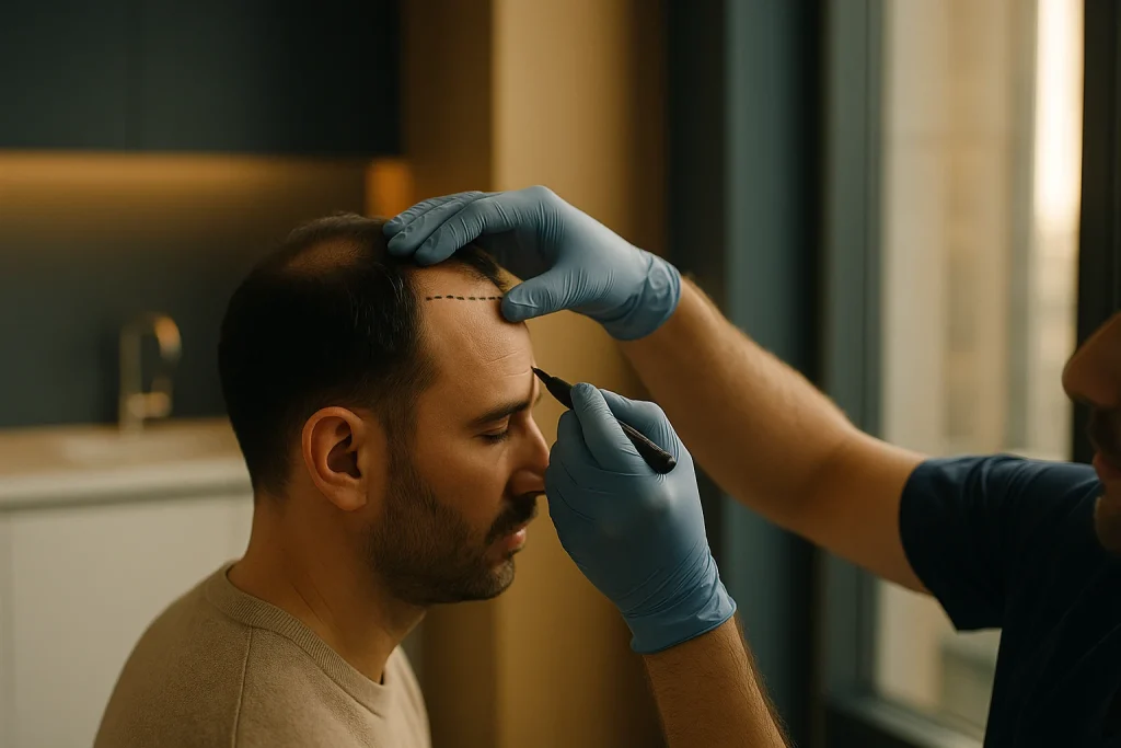 Designing a Natural Male Hairline for Transplantation