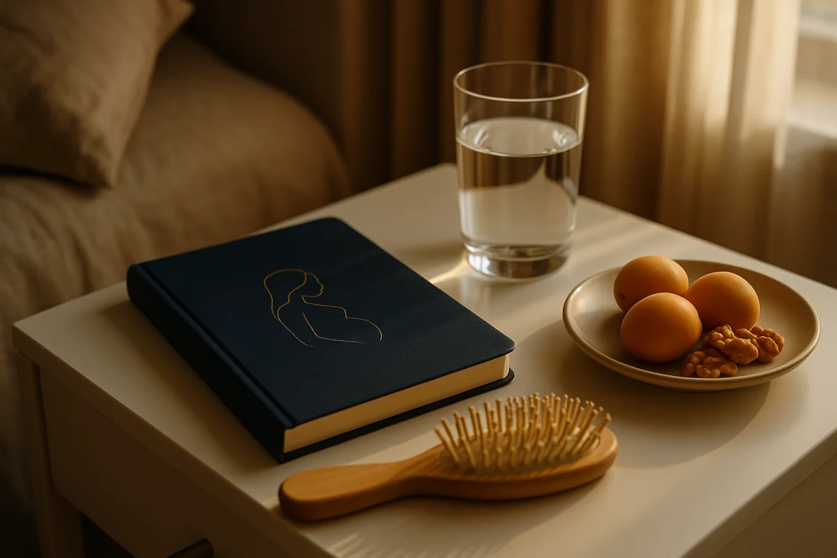 Gentle self-care items during pregnancy