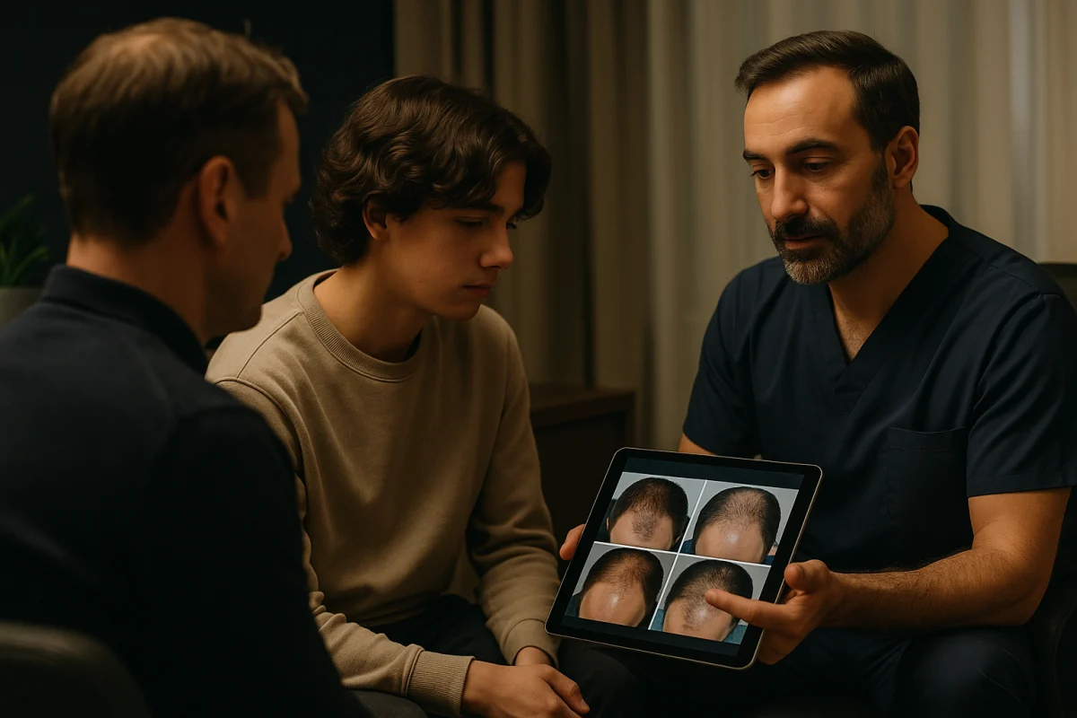 Monitoring hair changes with clinical photographs