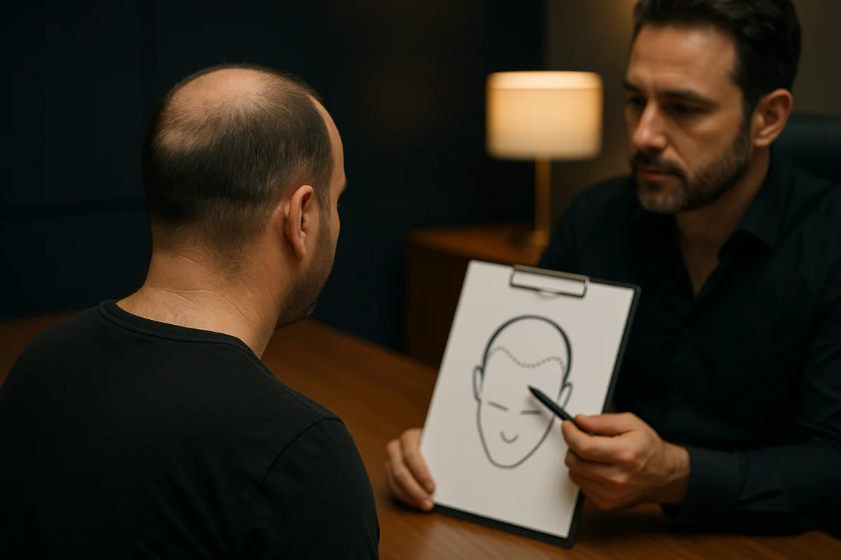 Hair transplant donor area assessment