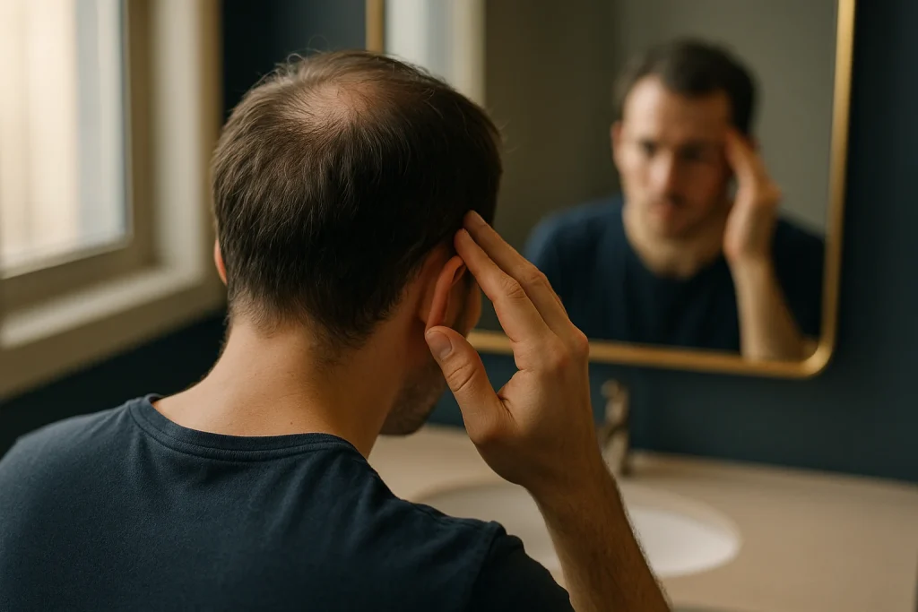 How to Recognize a Receding Hairline Early
