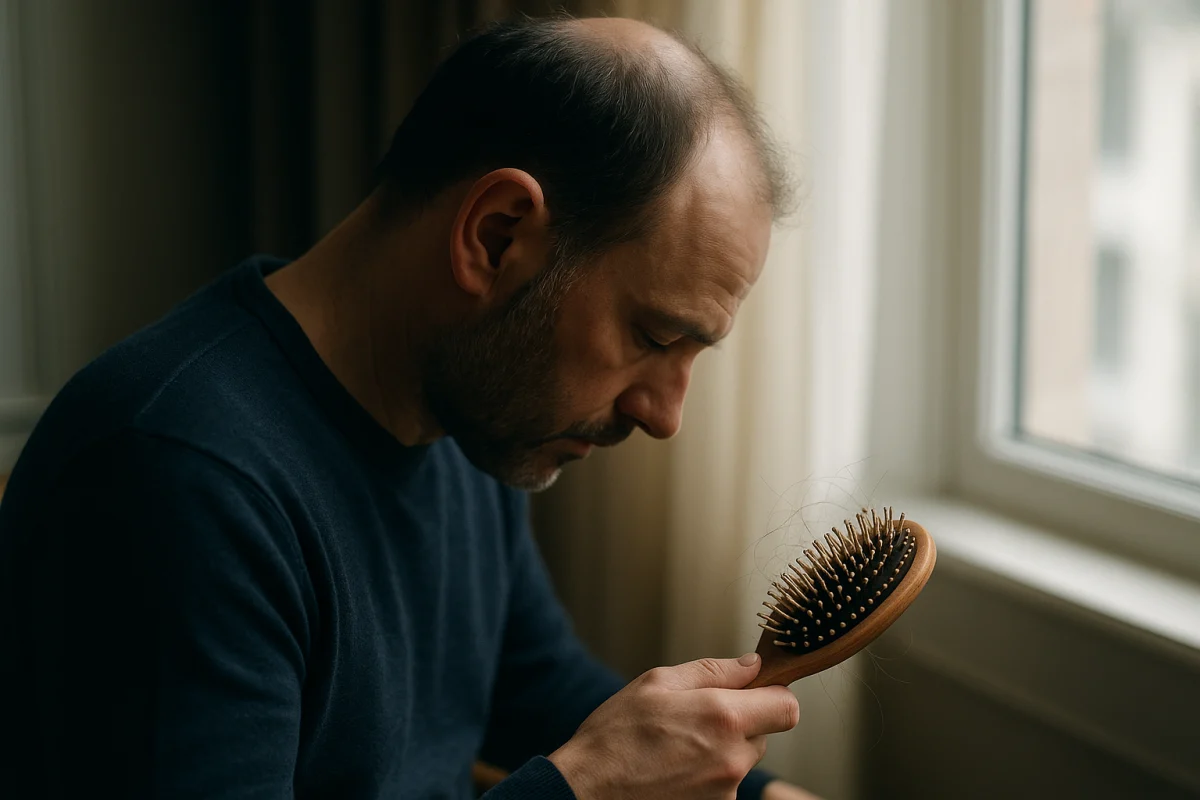 Gentle hair care during stress shedding