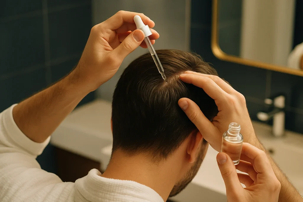 Topical Hair Treatment Absorption and Washing Guidance