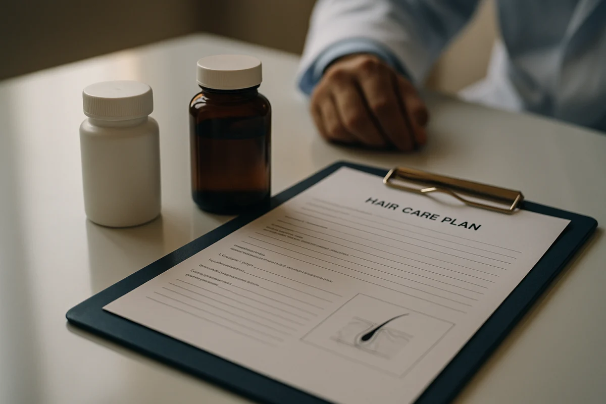 Medical and supplement review for hair loss