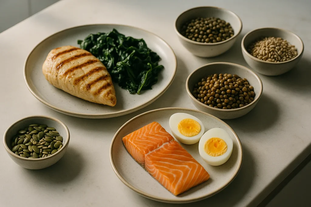 High-Protein Foods and Nutrition for Hair Recovery